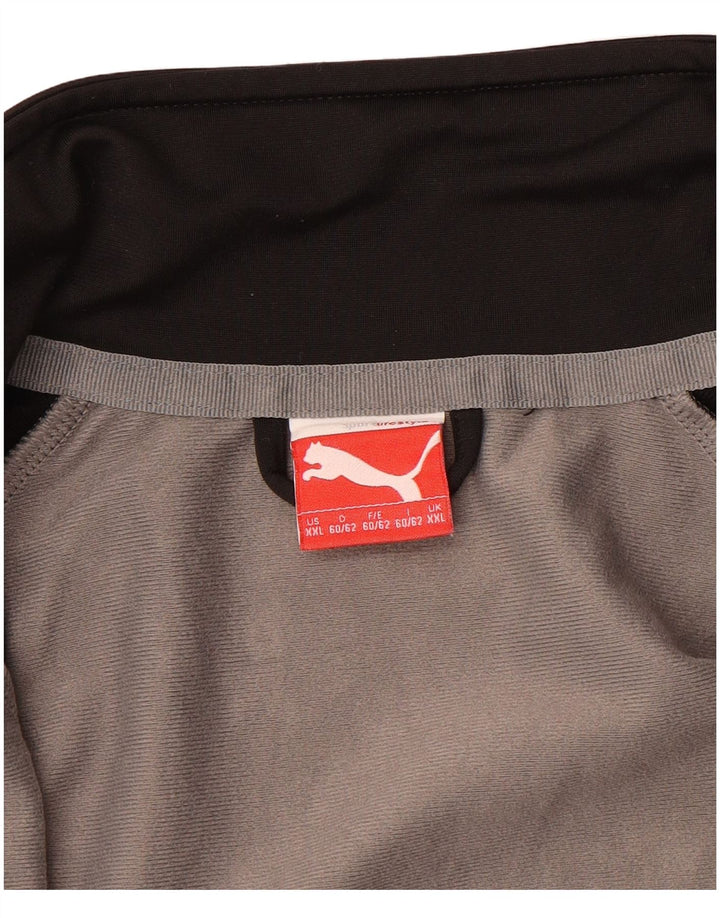 Puma Mens Tracksuit Top Jacket 2XL Grey Colourblock