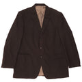 Marks & Spencer Mens 3 Button Blazer Jacket UK 46 XL Black Polyester