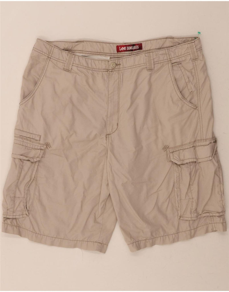 LEE Mens Dungarees Cargo Shorts W40 XL Beige Cotton Vintage Lee and Second-Hand Lee from Messina Hembry 