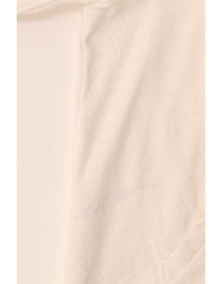 Levi's Mens Graphic Hoodie Jumper Small White Cotton