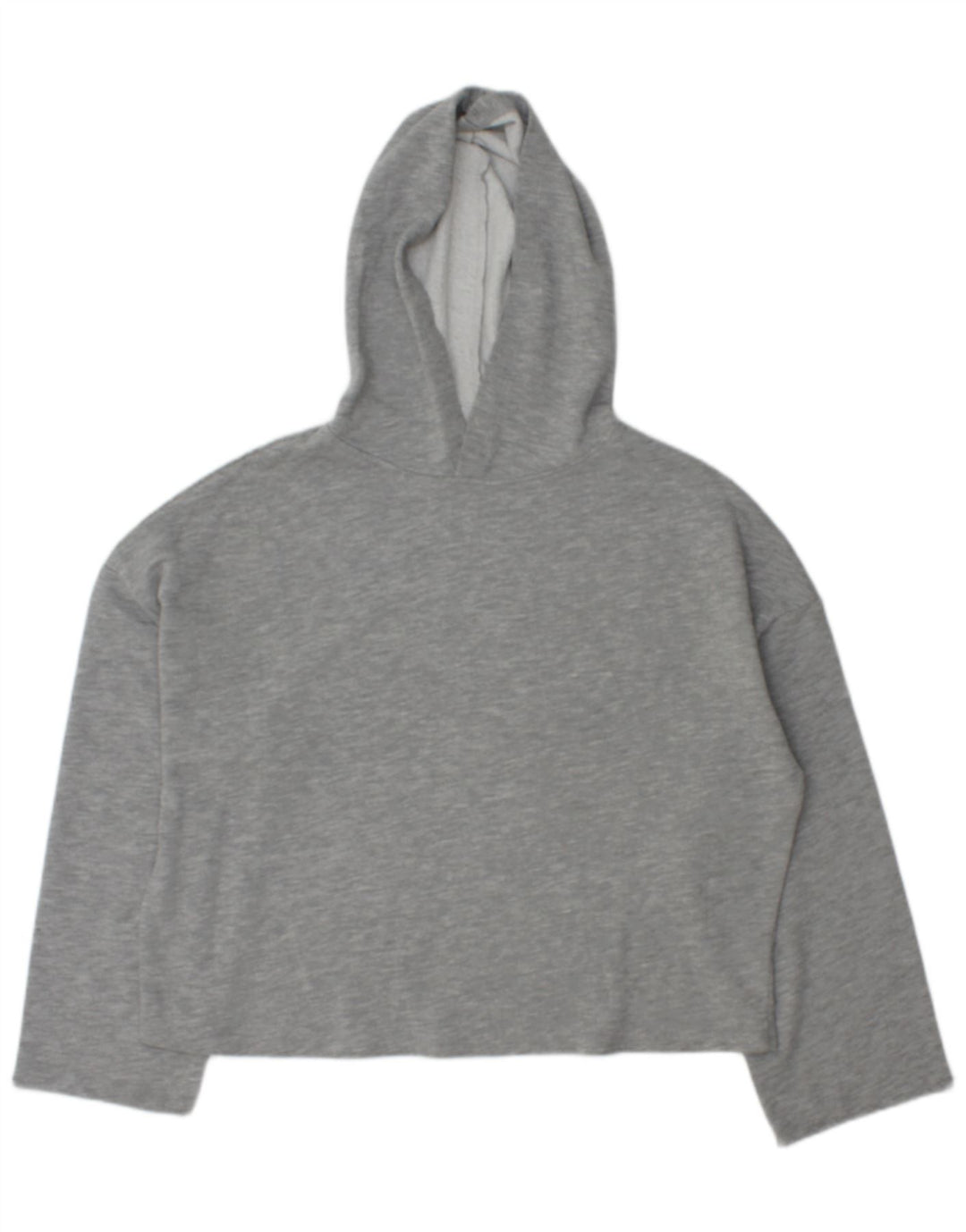 Zara Womens Oversized Hoodie Jumper UK 14 Medium Grey Polyester