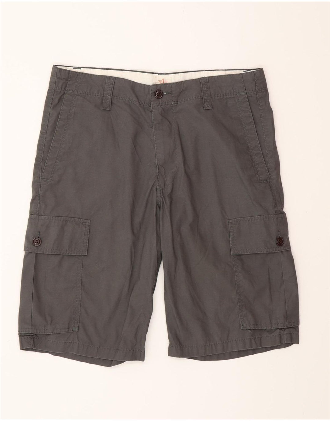 Dockers Mens Cargo Shorts W32 Medium Grey Cotton