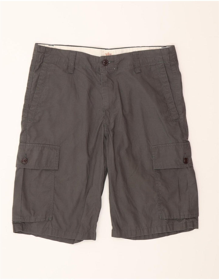 Dockers Mens Cargo Shorts W32 Medium Grey Cotton
