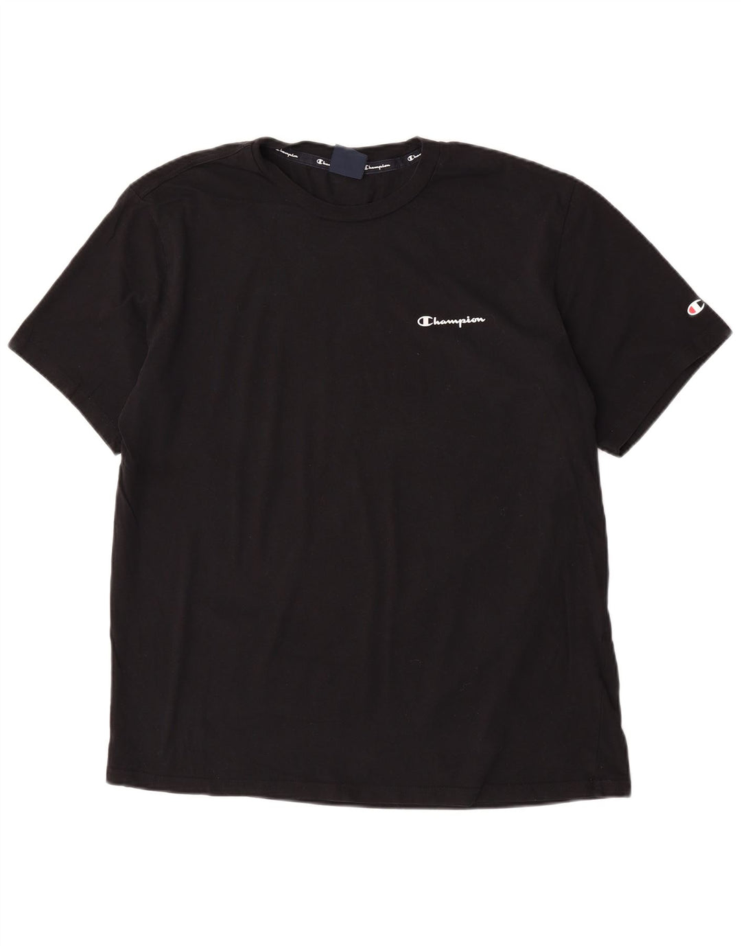 Champion Mens T-Shirt Top 2XL Black