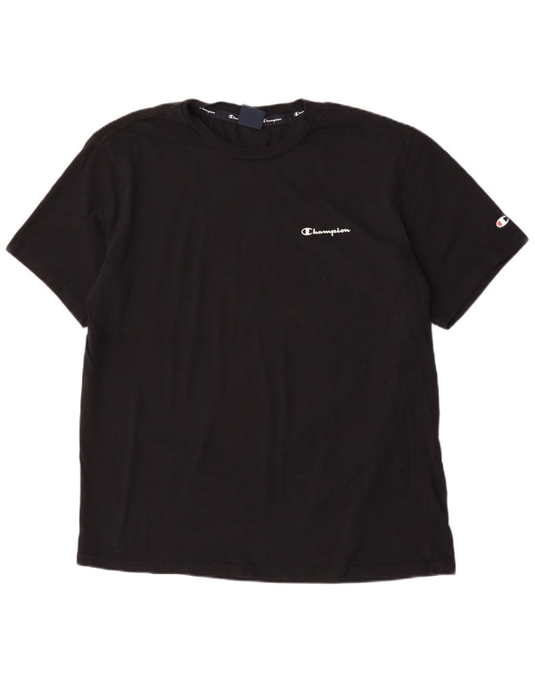 Champion Mens T-Shirt Top 2XL Black