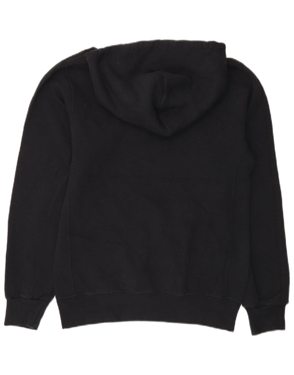 Russell Athletic Mens Graphic Hoodie Jumper Small Black Cotton