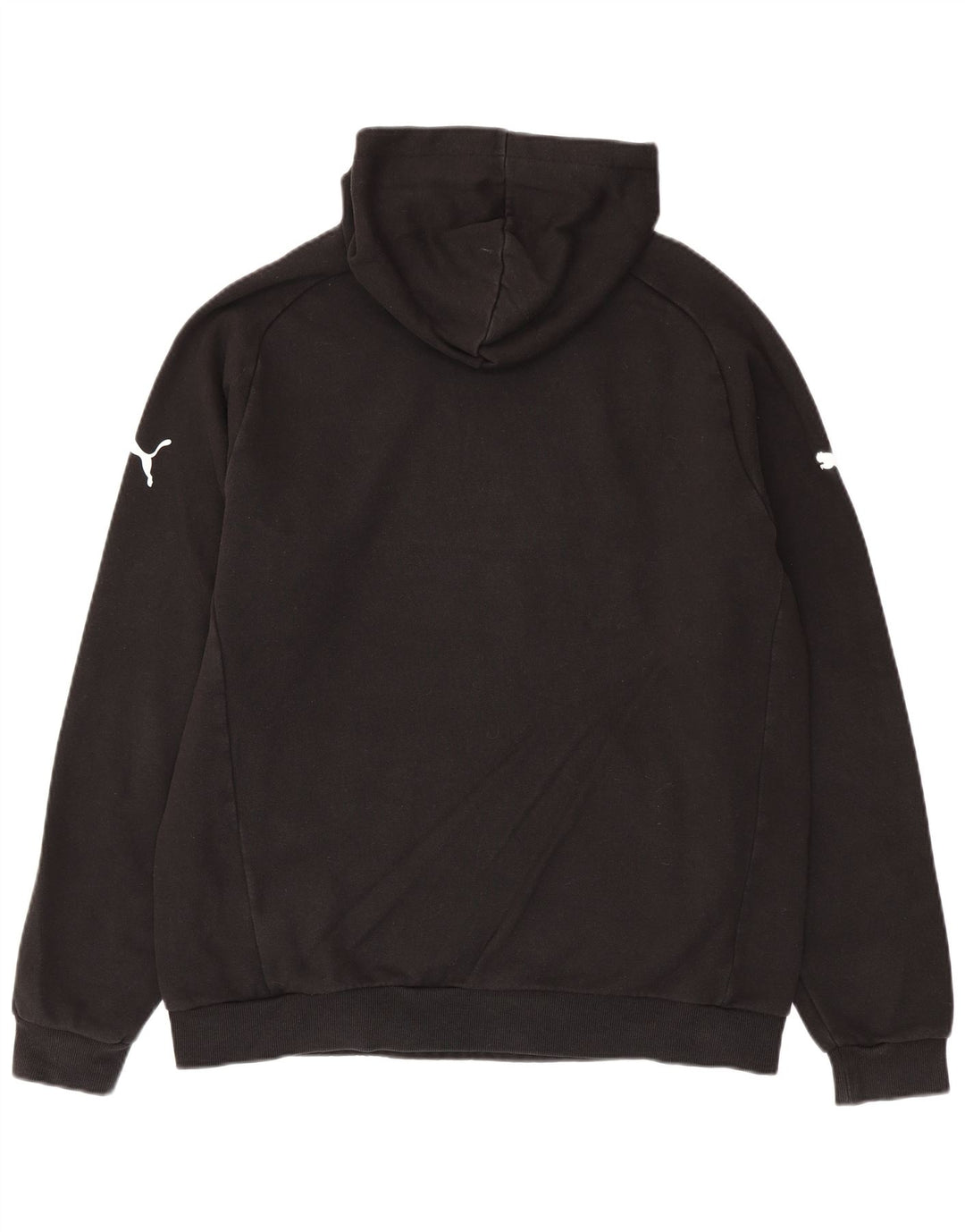 Puma Mens Hoodie Jumper XL Black Cotton