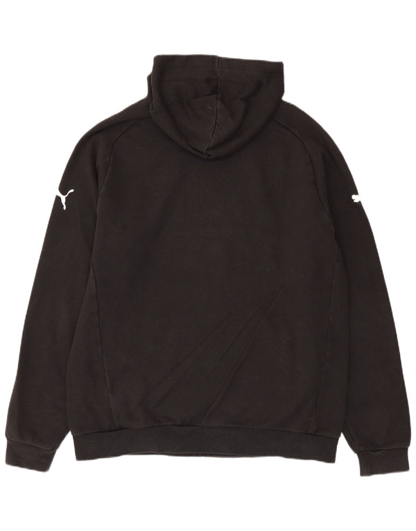 Puma Mens Hoodie Jumper XL Black Cotton