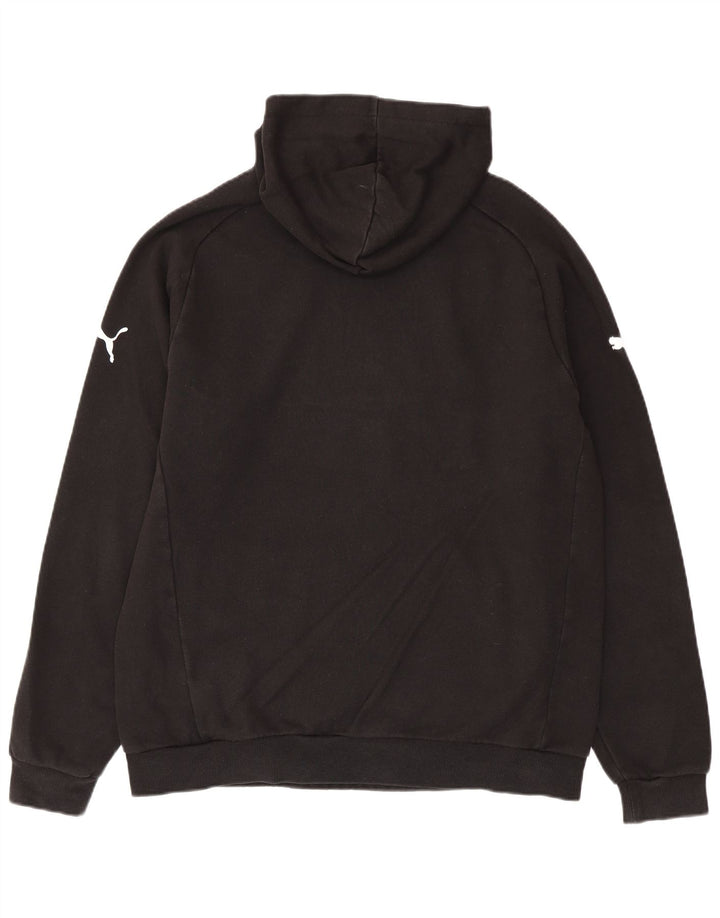 Puma Mens Hoodie Jumper XL Black Cotton
