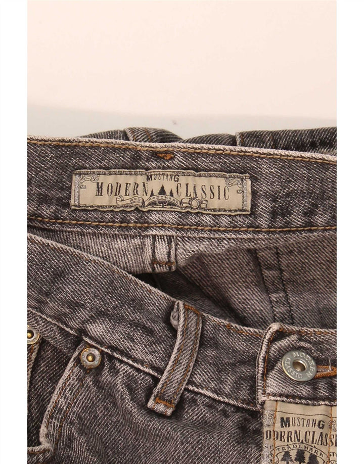 Mustang Mens Tapered Jeans W34 L32 Grey