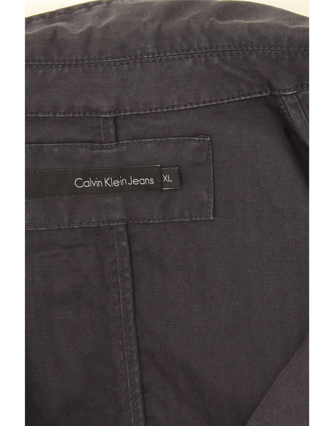 Calvin Klein Mens 1 Button Blazer Jacket UK 42 XL Navy Blue