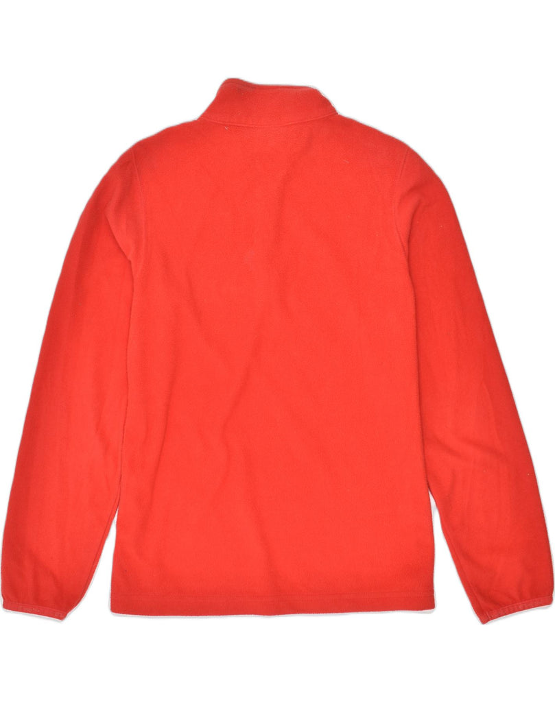 CHAMPION Boys Zip Neck Fleece Jumper 9-10 Years Medium Red Polyester | Vintage | Thrift | Second-Hand | Used Clothing | Messina Hembry 