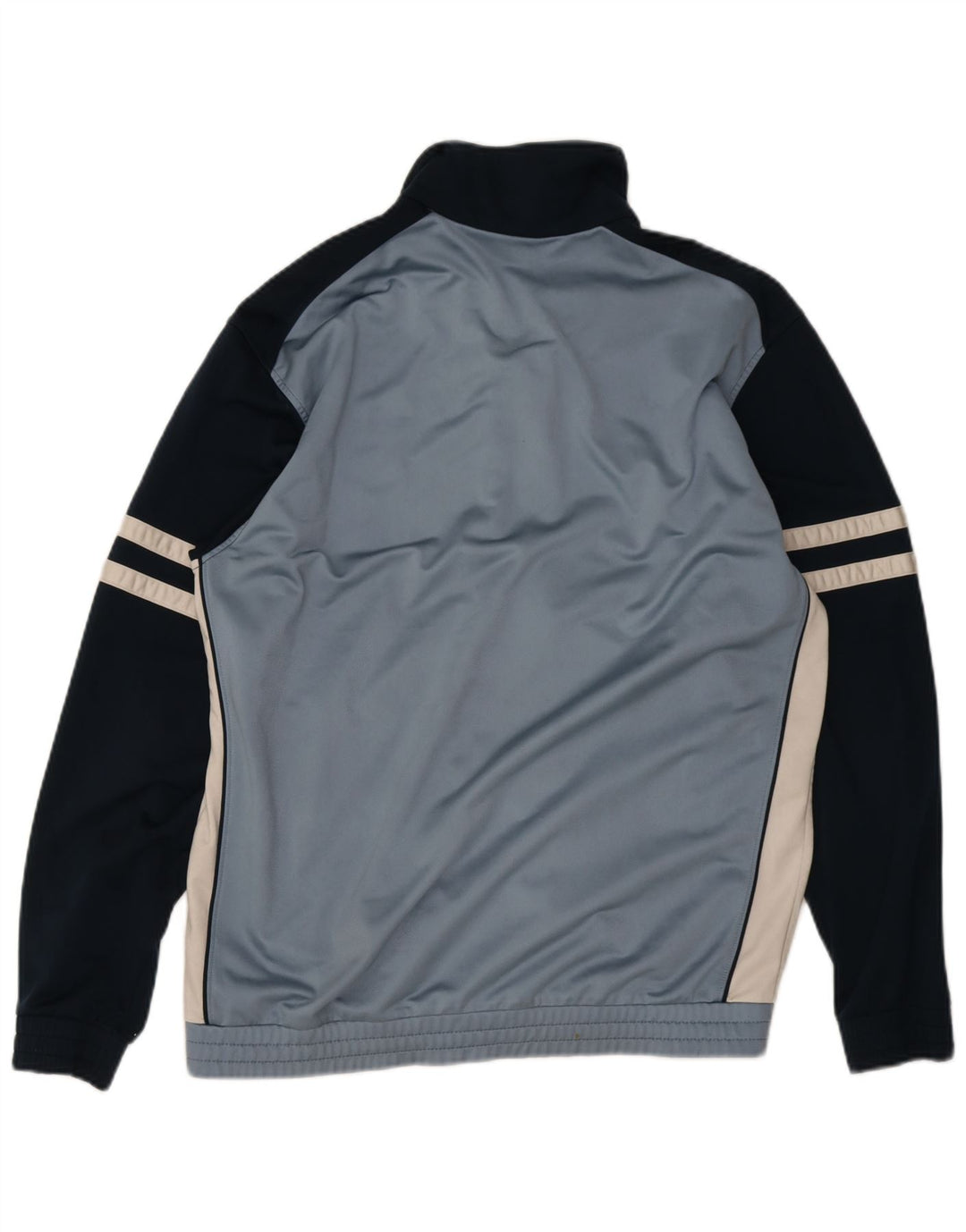 Diadora Mens Tracksuit Top Jacket UK 44 XL Blue Colourblock Polyester