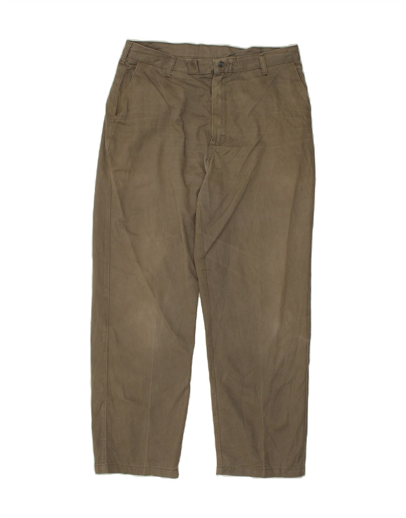 LEE Mens Straight Chino Trousers W36 L32  Grey | Vintage Lee | Thrift | Second-Hand Lee | Used Clothing | Messina Hembry 