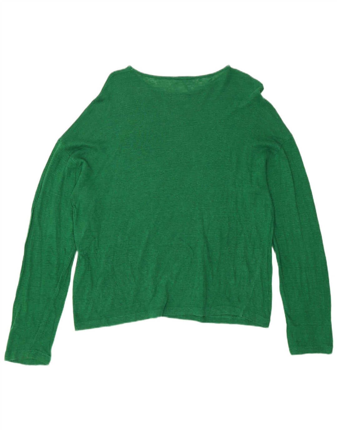 Jigsaw Womens Oversized Top Long Sleeve UK 10 Small Green