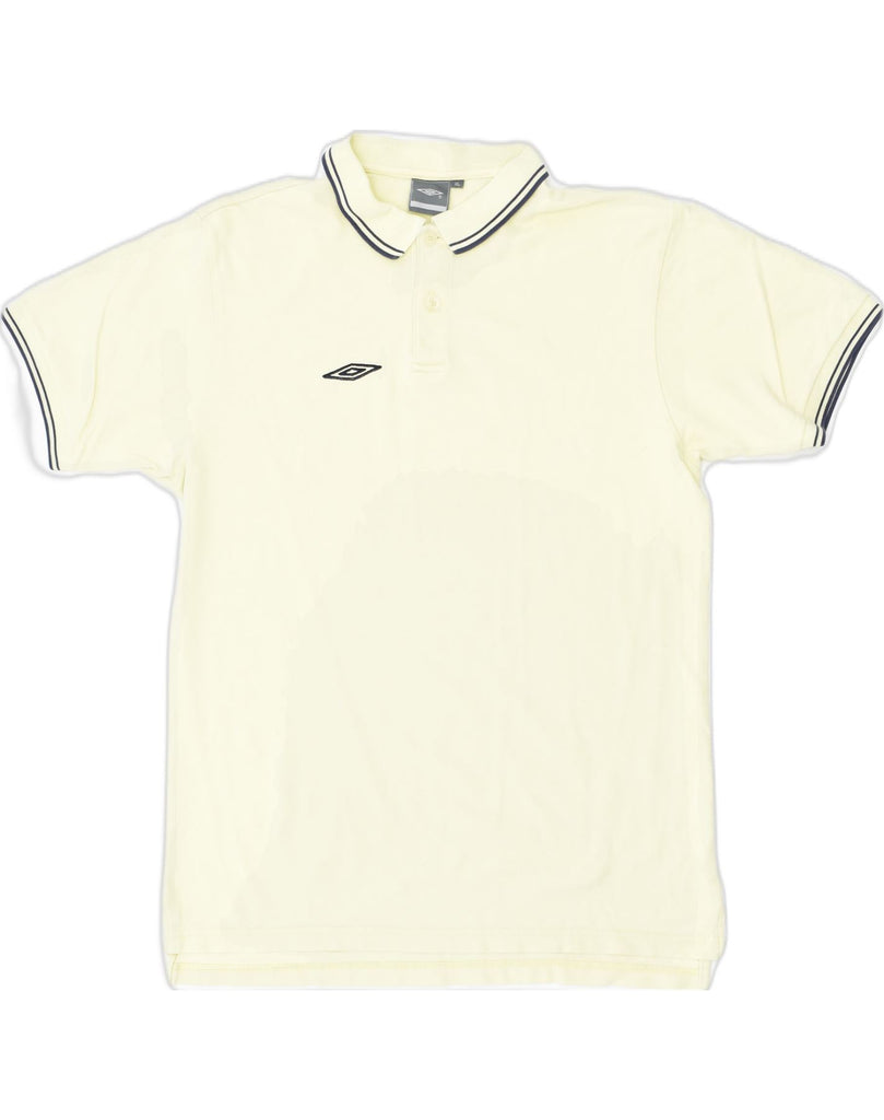 UMBRO Mens Polo Shirt XL Yellow Cotton | Vintage | Thrift | Second-Hand | Used Clothing | Messina Hembry 