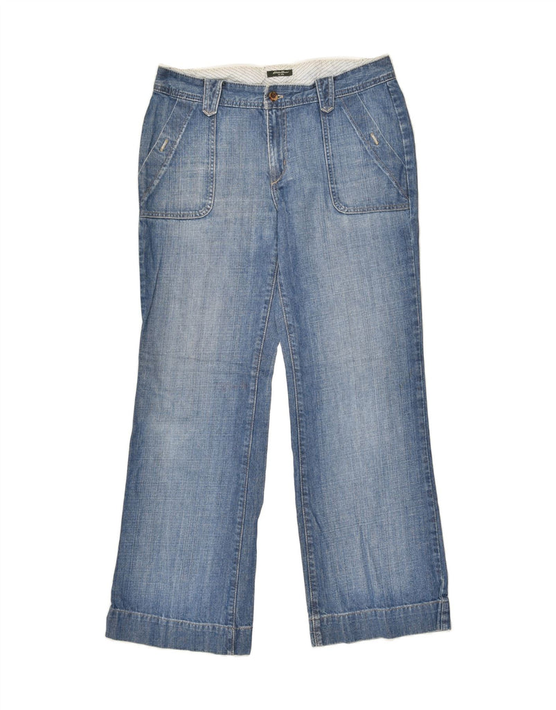 EDDIE BAUER Womens Bootcut Jeans US 10 Large W32 L30 Blue Cotton | Vintage Eddie Bauer | Thrift | Second-Hand Eddie Bauer | Used Clothing | Messina Hembry 