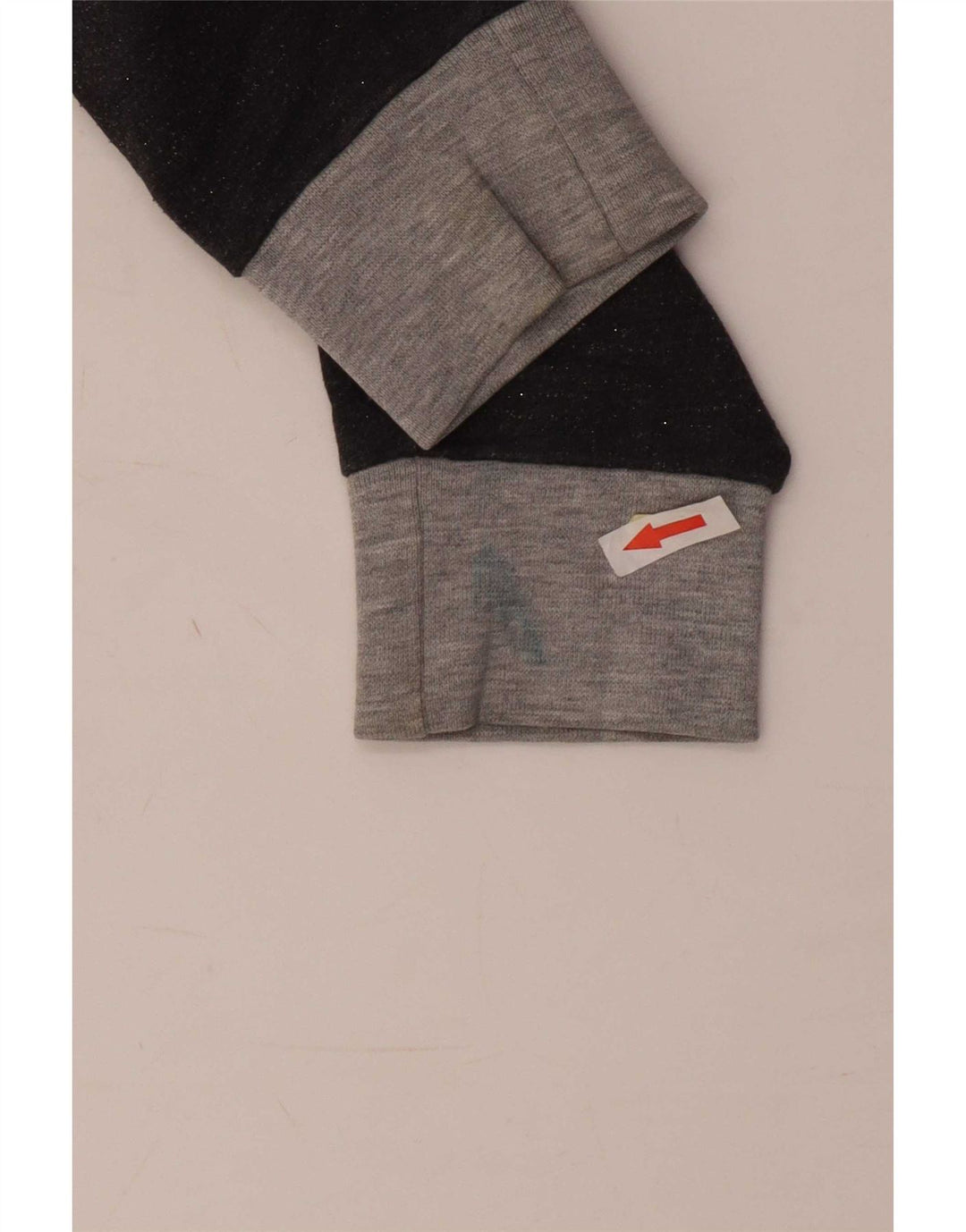 Converse Womens Graphic Sweatshirt Jumper UK 10 Small Grey Colourblock