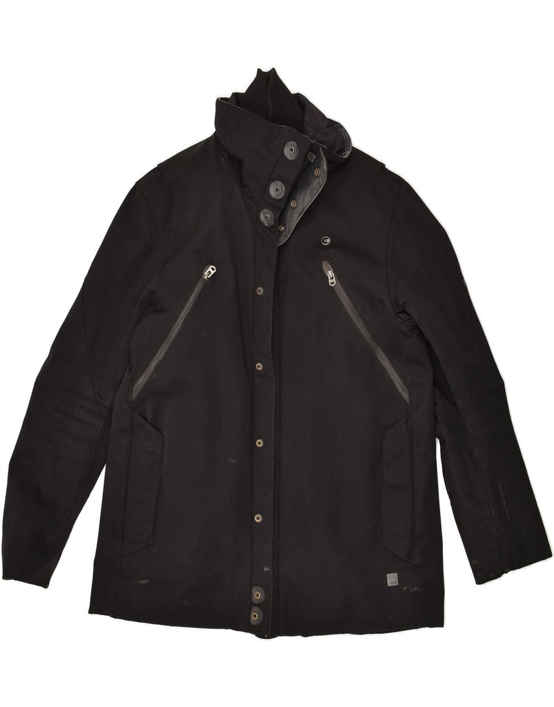 G-STAR Mens Rain Jacket UK 42 XL Black Polyamide | Vintage G-Star | Thrift | Second-Hand G-Star | Used Clothing | Messina Hembry 