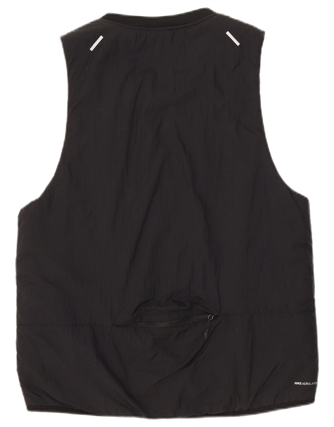 Nike Womens Padded Gilet UK 14 Medium Black Nylon