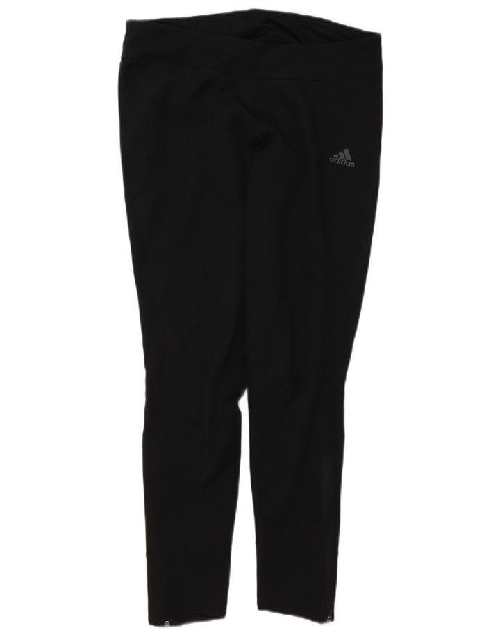 Adidas Womens Climalite Leggings UK 12/14 Medium  Black Polyester