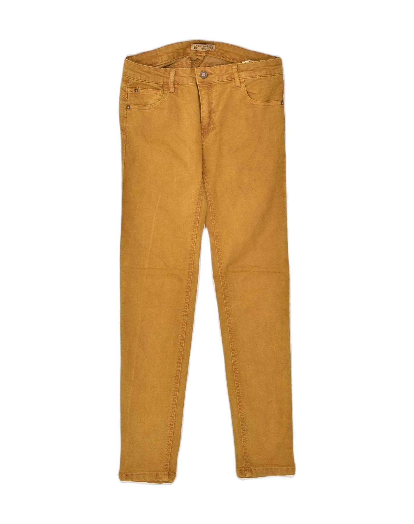 PULL & BEAR Mens Slim Casual Trousers W34 L33 Brown Cotton | Vintage &  Second-Hand Clothing Online | Thrift Shop