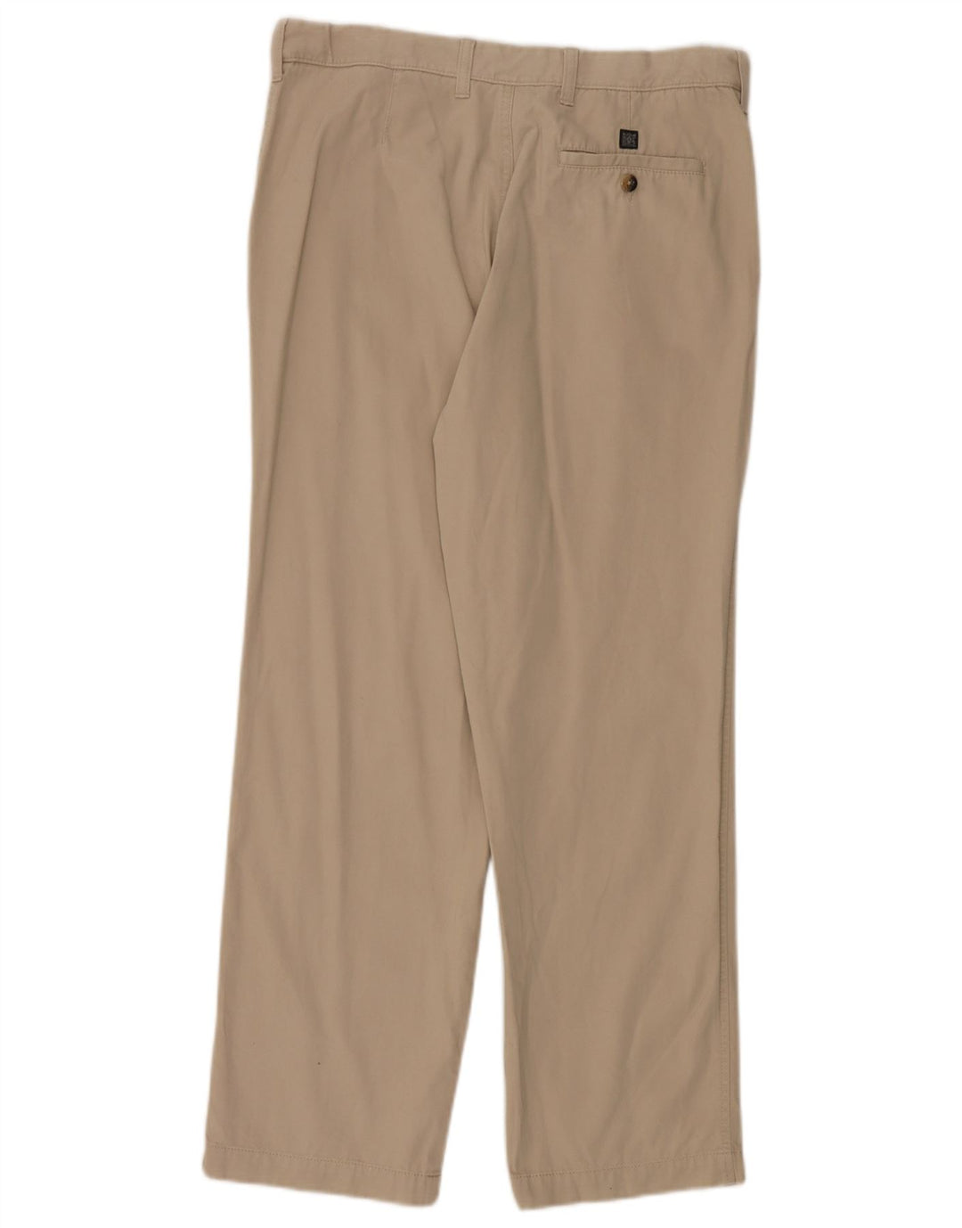 Marks & Spencer Mens Regular Fit Chino Trousers W34 L31 Beige Cotton