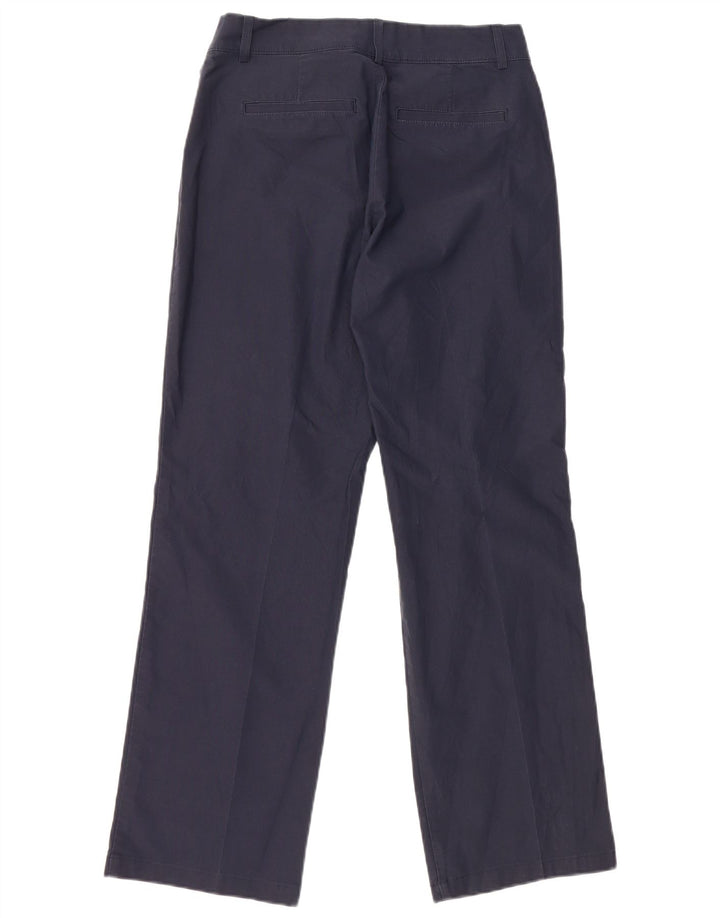 Dockers Womens Stretch Casual Trousers US 6 Medium W30 L29 Navy Blue