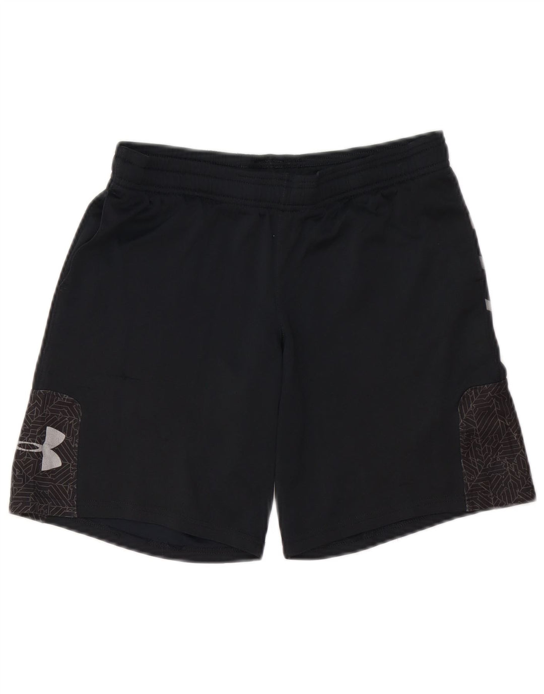 UNDER ARMOUR Boys Sport Shorts 9-10 Years Medium  Black Polyester