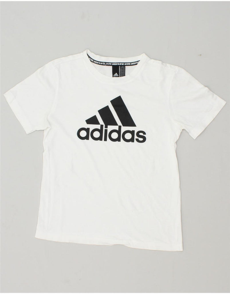 Boys Graphic T-Shirt Top 11-12 Years | Vintage Adidas | Thrift | Second-Hand Adidas | Used Clothing | Messina Hembry 