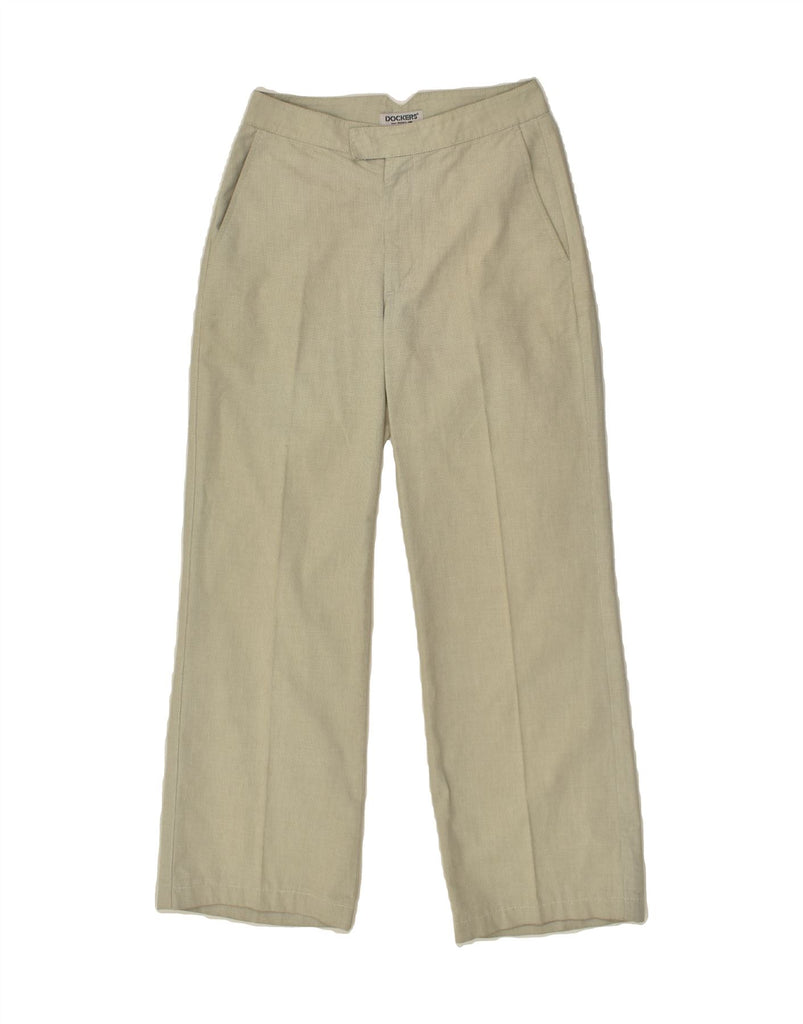 DOCKERS Womens Straight Casual Trousers W28 L29 Beige | Vintage Dockers | Thrift | Second-Hand Dockers | Used Clothing | Messina Hembry 