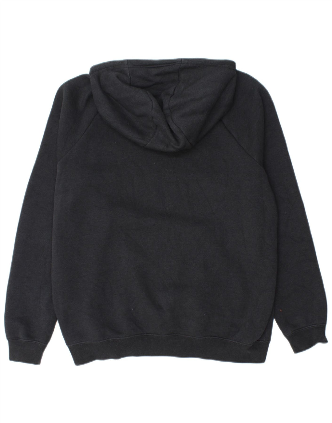 NIKE Mens Graphic Hoodie Jumper Medium Black Cotton