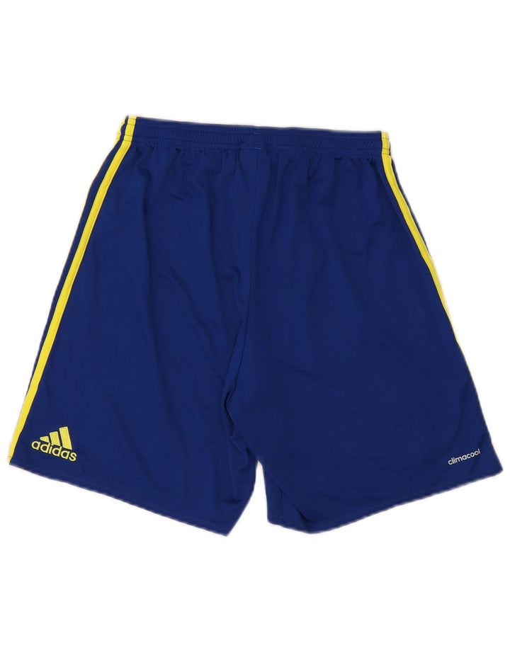Adidas Mens Climacool Sport Shorts Small Blue Polyester