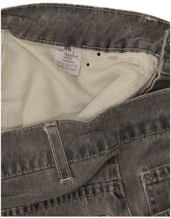 James Dillon Mens Tapered Jeans IT 46 Small W30 L30 Grey Cotton