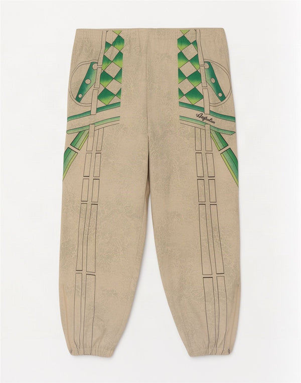 AUSTRALIAN L'ALPINA Mens Tracksuit Trousers Joggers IT 52 Large Green