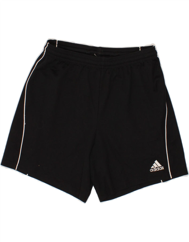 ADIDAS Boys Sport Shorts 13-14 Years  Black Polyamide Vintage Adidas and Second-Hand Adidas from Messina Hembry 