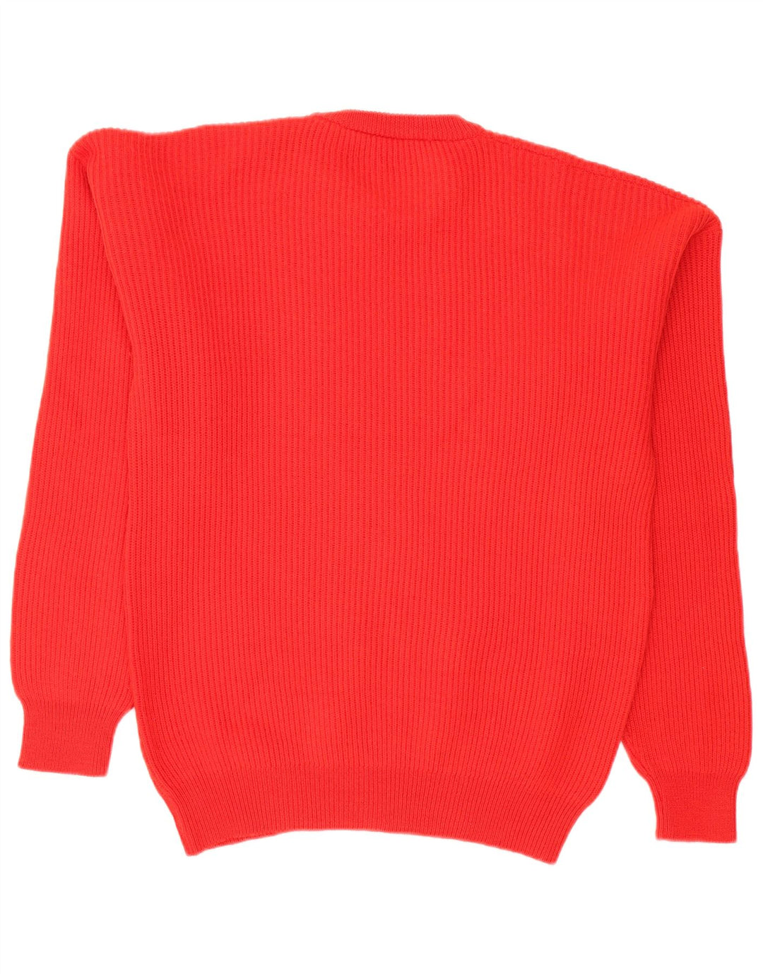 Vintage Mens Crew Neck Jumper Sweater IT 52 Large Red Wool