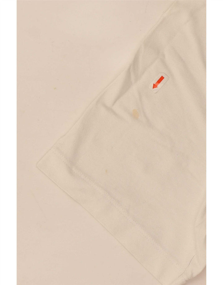 Nike Mens Graphic T-Shirt Top Medium White Colourblock Cotton
