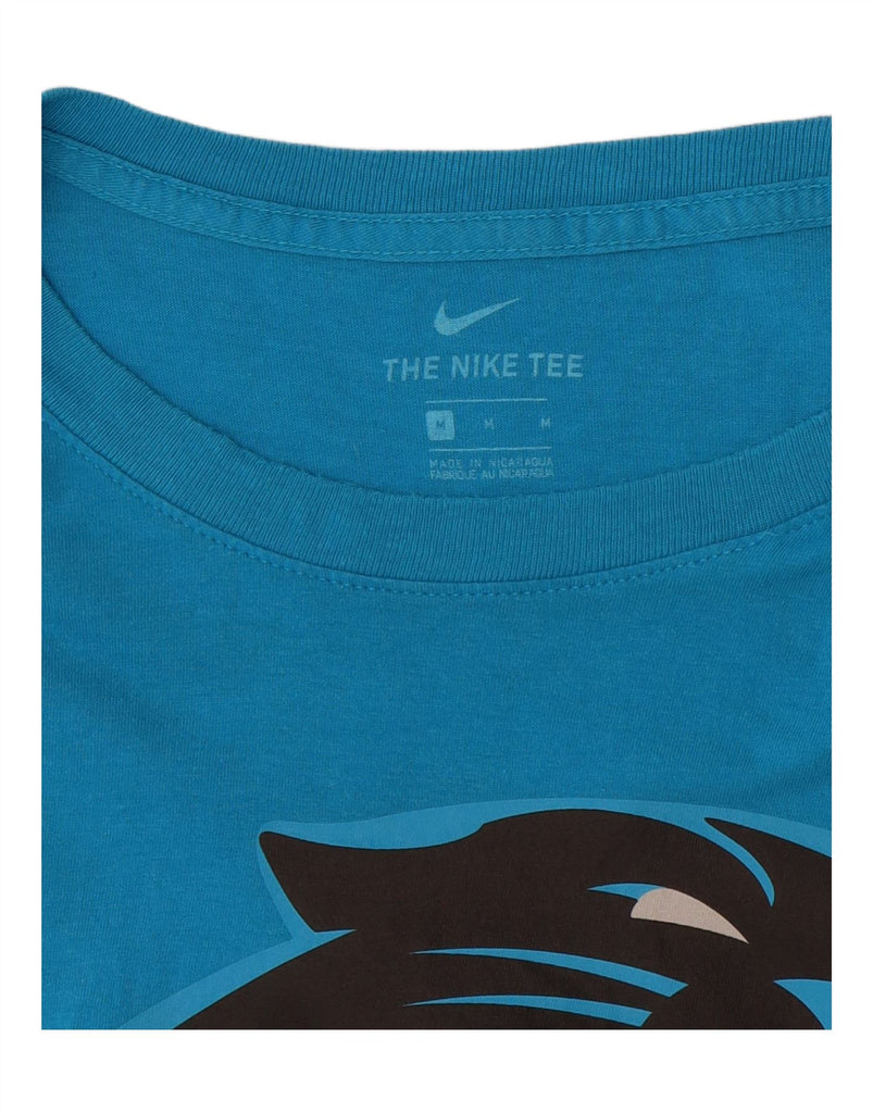 NIKE Mens Carolina Panthers Graphic T-Shirt Top Medium Blue Vintage Nike and Second-Hand Nike from Messina Hembry 