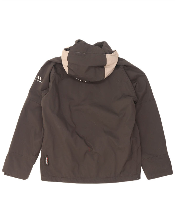 Murphy & Nye Mens Loose Fit Graphic Windbreaker Jacket UK 36 Small Black