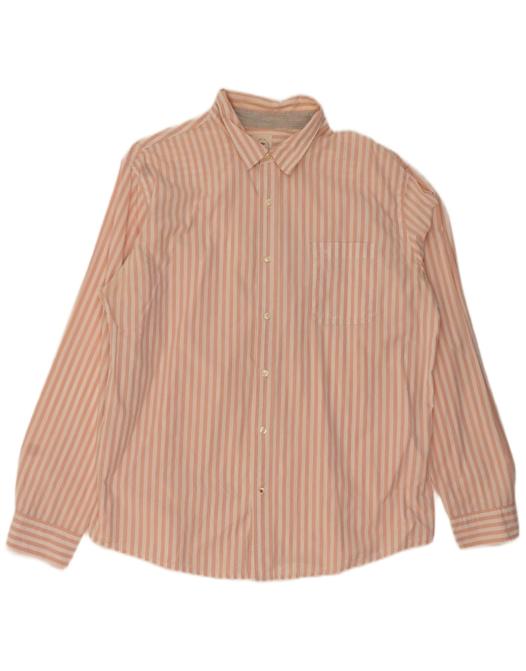 Dockers Mens Slim Fit Shirt XL Pink Striped