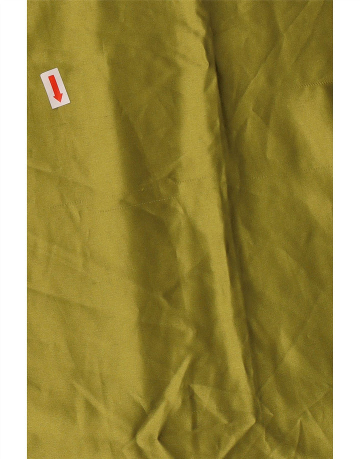 Vintage Womens Apron Dress UK 14 Large Green