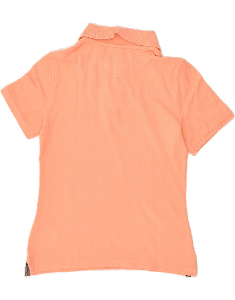 ADIDAS Womens Polo Shirt UK 10 Small  Orange Cotton | Vintage Adidas | Thrift | Second-Hand Adidas | Used Clothing | Messina Hembry 