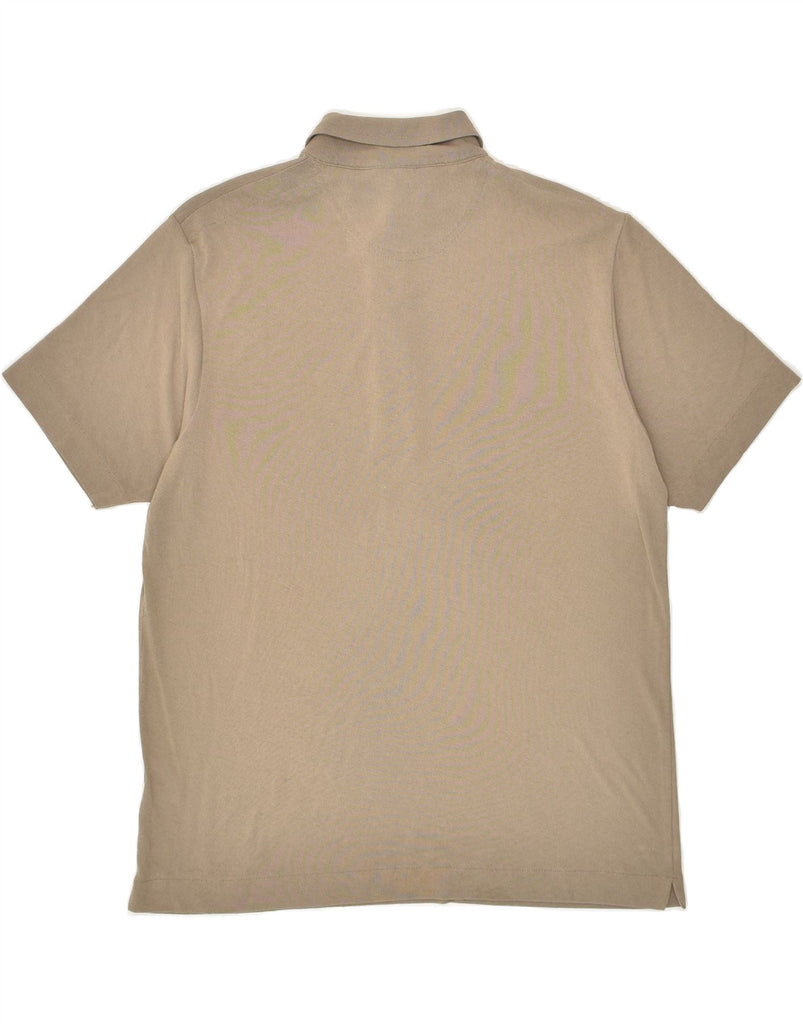 JOOP Mens Polo Shirt Medium Brown Cotton | Vintage Joop | Thrift | Second-Hand Joop | Used Clothing | Messina Hembry 
