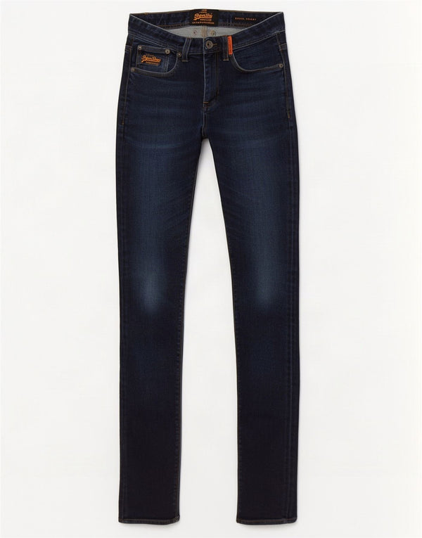 Superdry Mens Super Skinny Jeans W30 L32 Navy Blue Cotton