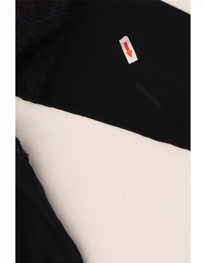 Zara Mens Crew Neck Jumper Sweater Small Navy Blue Colourblock