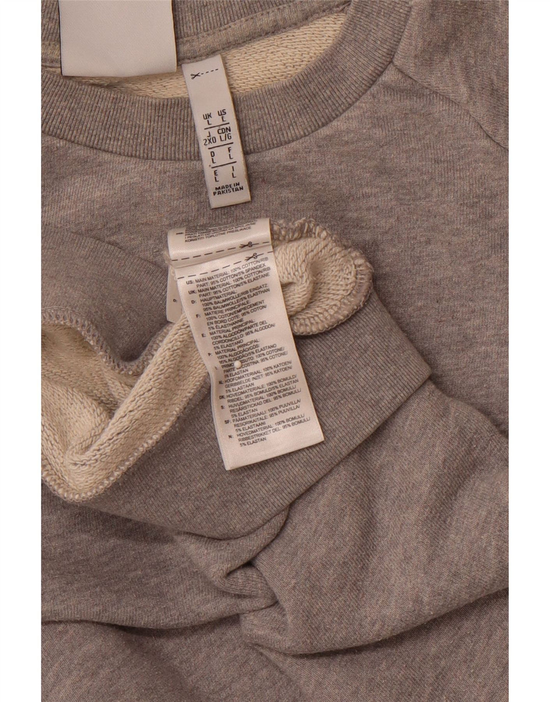 ADIDAS Mens Graphic Sweatshirt Jumper Large Grey Cotton