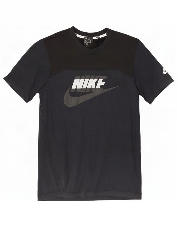 Nike Mens Graphic T-Shirt Top Small Black Cotton