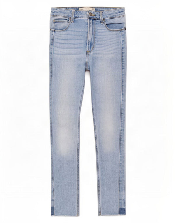 Abercrombie & Fitch Womens High Rise Skinny Jeans US 2 XS W26 L26 Blue