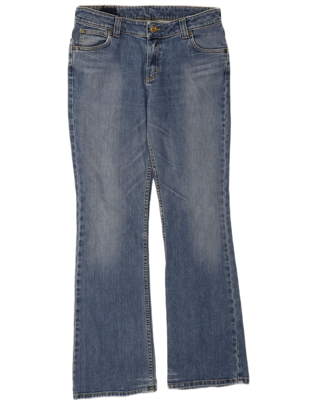 Lee Womens Desoto Bootcut Jeans W33 L33 Blue Cotton